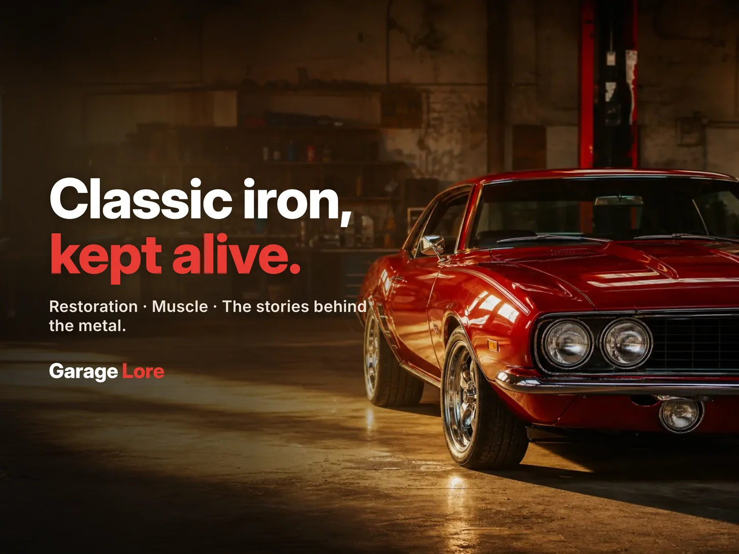 Restoration, wrenching and the stories behind the metal — shop knowledge for classics and muscle.